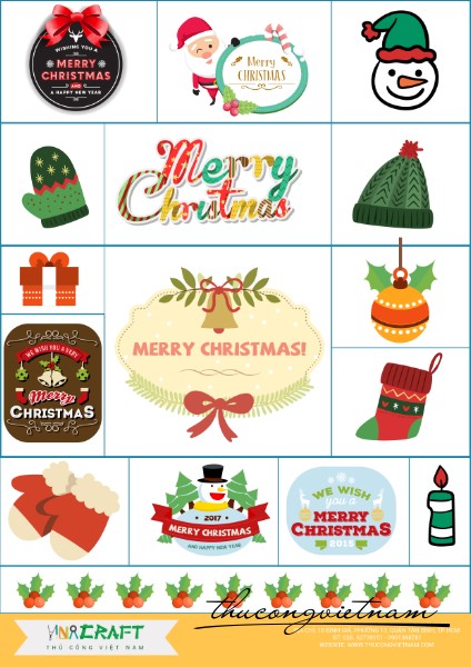 Sticker Giáng Sinh Mẫu 11